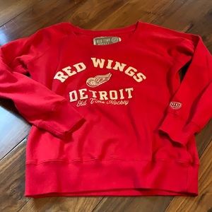 Detroit red wings sweatshirt vintage look